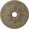 Ekena Millwork Rose and Ribbon Medallion (Canopies up to 4"), 23 5/8"OD x 4"ID x 1 1/2"P, Gobi Desert Crackle CM23ROGDC - alternate 1